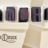 Druck auf Holz